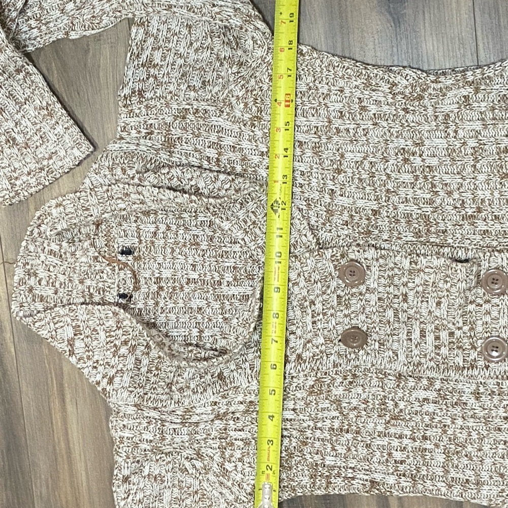 Chunky Knit Light Brown Sweater - Picture 7 of 7